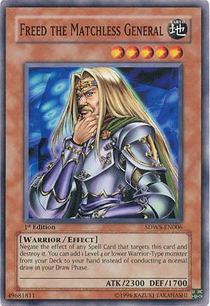 Freed the Matchless General (Common / Short Print) [SDWS-EN006] Structure Deck: Warriors' Strike 1st Edition