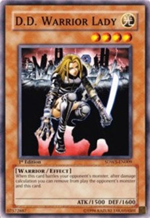 D.D. Warrior Lady (Common / Short Print) [SDWS-EN009] Structure Deck: Warriors' Strike 1st Edition