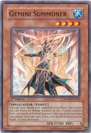 Gemini Summoner (Common / Short Print) [SDWS-EN011] Structure Deck: Warriors' Strike 1st Edition