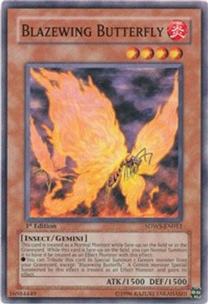 Blazewing Butterfly (Common / Short Print) [SDWS-EN012] Structure Deck: Warriors' Strike 1st Edition