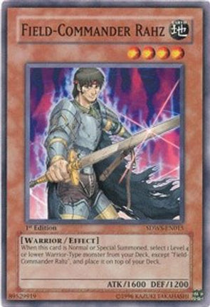 Field-Commander Rahz (Common / Short Print) [SDWS-EN015] Structure Deck: Warriors' Strike 1st Edition