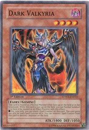 Dark Valkyria (Common / Short Print) [SDWS-EN016] Structure Deck: Warriors' Strike 1st Edition