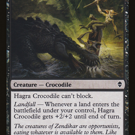Hagra Crocodile [Zendikar]