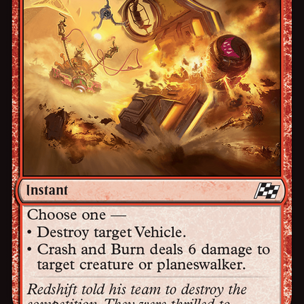 Crash and Burn [Aetherdrift] Foil
