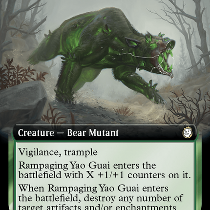 Rampaging Yao Guai (Extended Art) [Fallout] Surge Foil