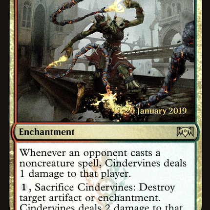 Cindervines [Ravnica Allegiance Promos] Prerelease Foil