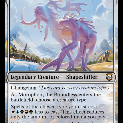 Morophon, the Boundless [Modern Horizons 3 Commander] Foil