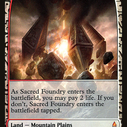 Sacred Foundry [Zendikar Expeditions] Foil