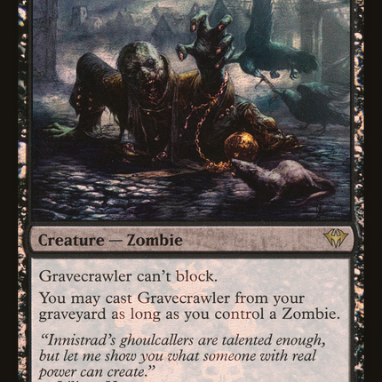 Gravecrawler [Dark Ascension Promos] Foil