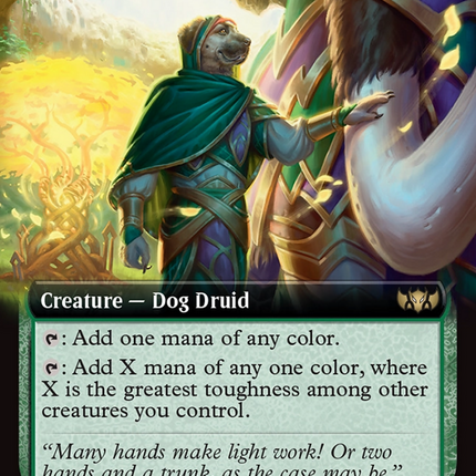 Arbor Adherent (Extended Art) [Commander: Tarkir: Dragonstorm]