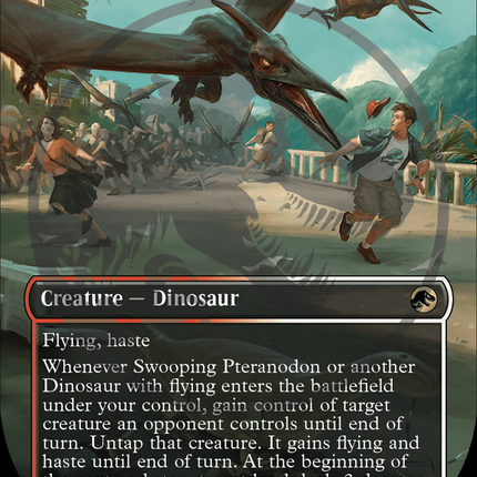 Swooping Pteranodon (Borderless) [Jurassic World Collection] (Emblem) Foil