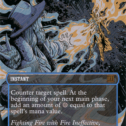Mana Drain (Borderless) [Breaking News] Textured Foil