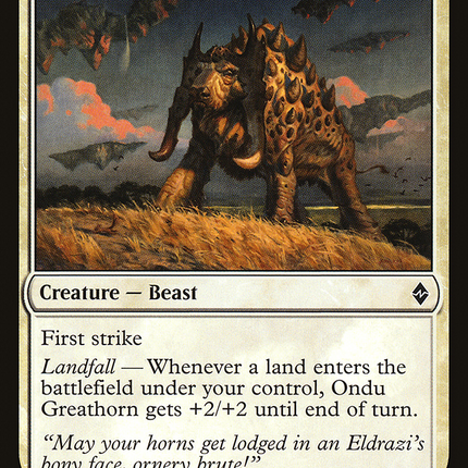 Ondu Greathorn [The List]