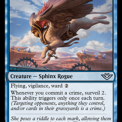 Marauding Sphinx [Outlaws of Thunder Junction] Foil