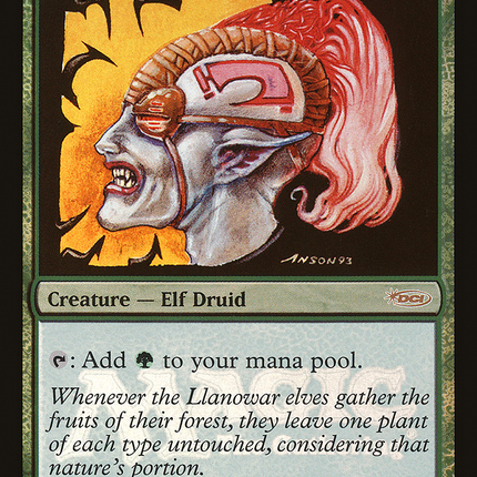 Llanowar Elves [DCI Promos] Foil