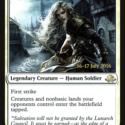 Thalia, Heretic Cathar [Eldritch Moon Promos] Prerelease Foil