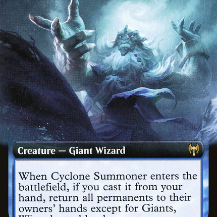 Cyclone Summoner (Extended Art) [Kaldheim]