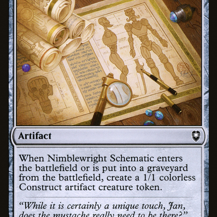 Nimblewright Schematic [Commander Legends: Battle for Baldur's Gate]
