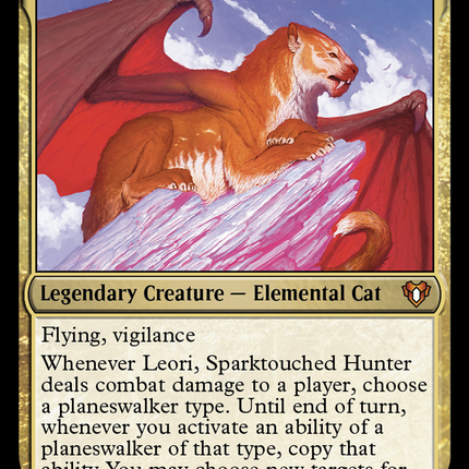 Leori, Sparktouched Hunter [Commander Masters] Foil
