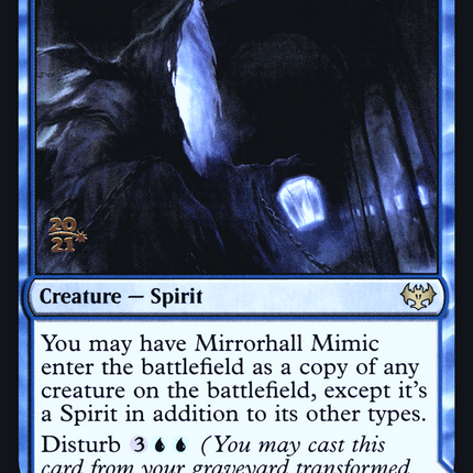 Mirrorhall Mimic // Ghastly Mimicry [Innistrad: Crimson Vow Promos] Prerelease Foil