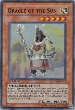 Oracle of the Sun (Super Rare) [ABPF-EN019] Absolute Powerforce 1st Edition