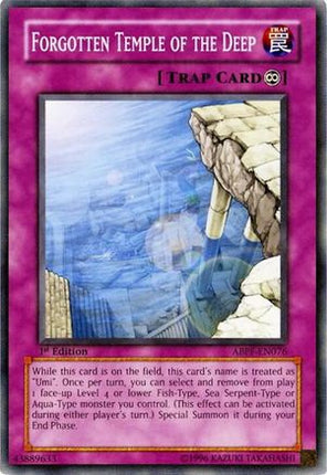 Forgotten Temple of the Deep (Common / Short Print) [ABPF-EN076] Absolute Powerforce 1st Edition