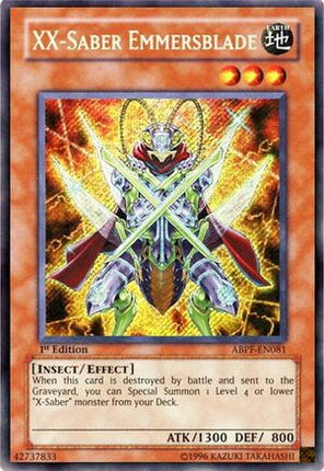 XX-Saber Emmersblade (Secret Rare) [ABPF-EN081] Absolute Powerforce Unlimited