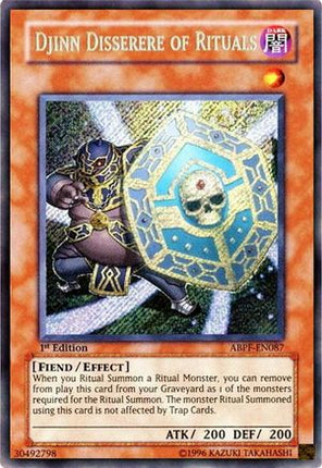 Djinn Disserere of Rituals (Secret Rare) [ABPF-EN087] Absolute Powerforce 1st Edition