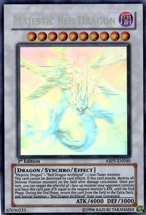 Majestic Red Dragon (Ghost Rare)  [ABPF-EN040] Absolute Powerforce Unlimited