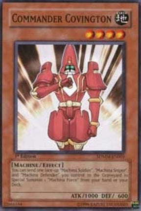 Commander Covington (Common / Short Print) [SDMM-EN005] Structure Deck: Machina Mayhem 1st Edition