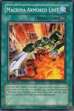 Machina Armored Unit (Common / Short Print) [SDMM-EN021] Structure Deck: Machina Mayhem Unlimited