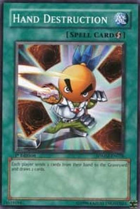 Hand Destruction (Common / Short Print) [SDMM-EN028] Structure Deck: Machina Mayhem Unlimited