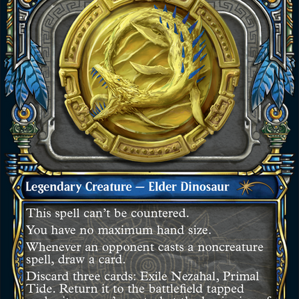 Nezahal, Primal Tide (Showcase) [Secret Lair Drop] Halo Foil