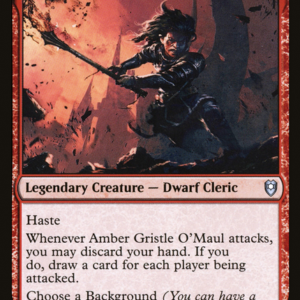 Amber Gristle O'Maul [Commander Legends: Battle for Baldur's Gate]