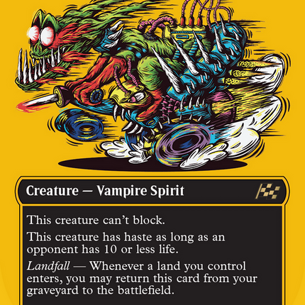 Bloodghast (Borderless) (First-Place Foil) [Aetherdrift] Foil