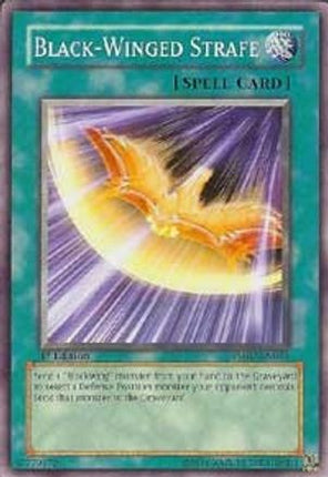Black-Winged Strafe (Common / Short Print) [TSHD-EN045] 1st Edition