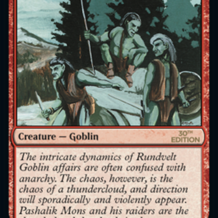Mons's Goblin Raiders [30th Anniversary Edition]