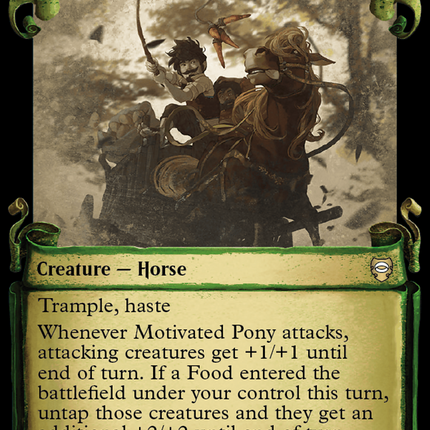 Motivated Pony (Showcase) [Tales of Middle-earth Commander]