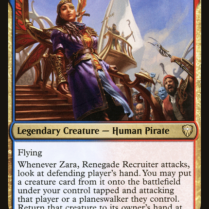 Zara, Renegade Recruiter [Commander Legends]
