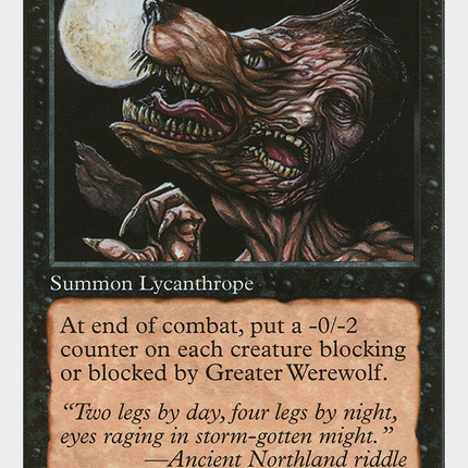 Greater Werewolf [Fifth Edition]
