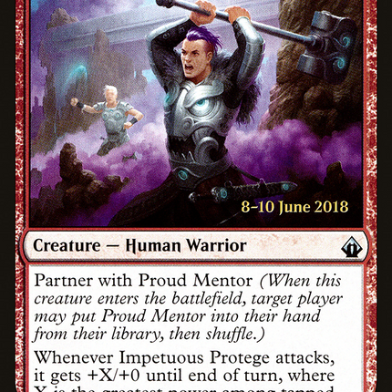 Impetuous Protege [Battlebond Promos] Prerelease Foil