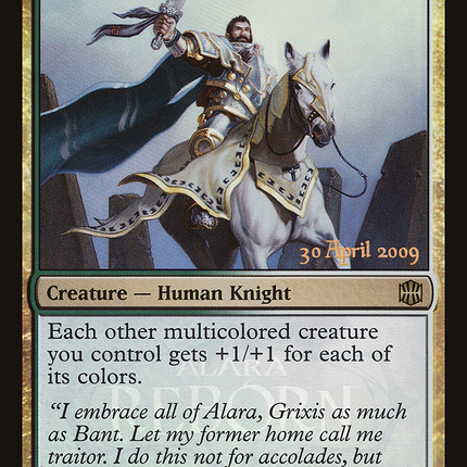 Knight of New Alara [Alara Reborn Promos] Foil