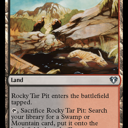 Rocky Tar Pit [Commander Masters]