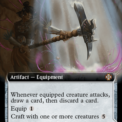 Paleontologist's Pick-Axe // Dinosaur Headdress (Extended Art) [The Lost Caverns of Ixalan Commander]