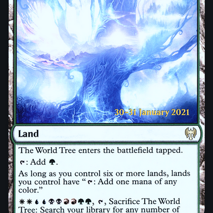 The World Tree [Kaldheim Promos] Prerelease Foil