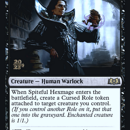 Spiteful Hexmage [Wilds of Eldraine Promos] Prerelease Foil