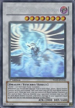 Black-Winged Dragon (Ghost Rare)  [TSHD-EN040] Unlimited