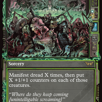 Valgavoth's Onslaught (Showcase) [Duskmourn: House of Horror] Foil