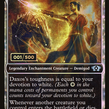 Daxos, Blessed by the Sun (Showcase) [Multiverse Legends] Serialized Foil