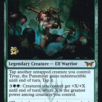Tyvar, the Pummeler [Duskmourn: House of Horror Promos] Prerelease Foil